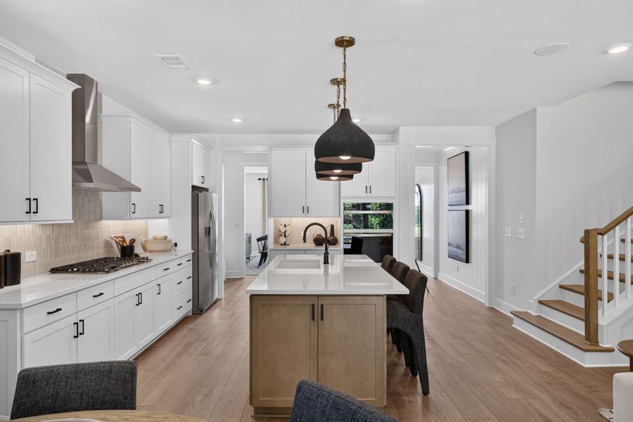 Representative furnished interior of a home built from the Wynfield by Pulte Homes in Bleckley Station, Ball Ground (Image 49).