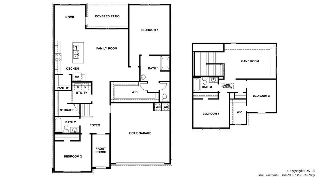 2D floor plan layout of this home in Brookstone Creek, San Antonio, TX (Image 2). 2D floor plan layout of this home in Brookstone Creek, San Antonio, TX (Image 2).