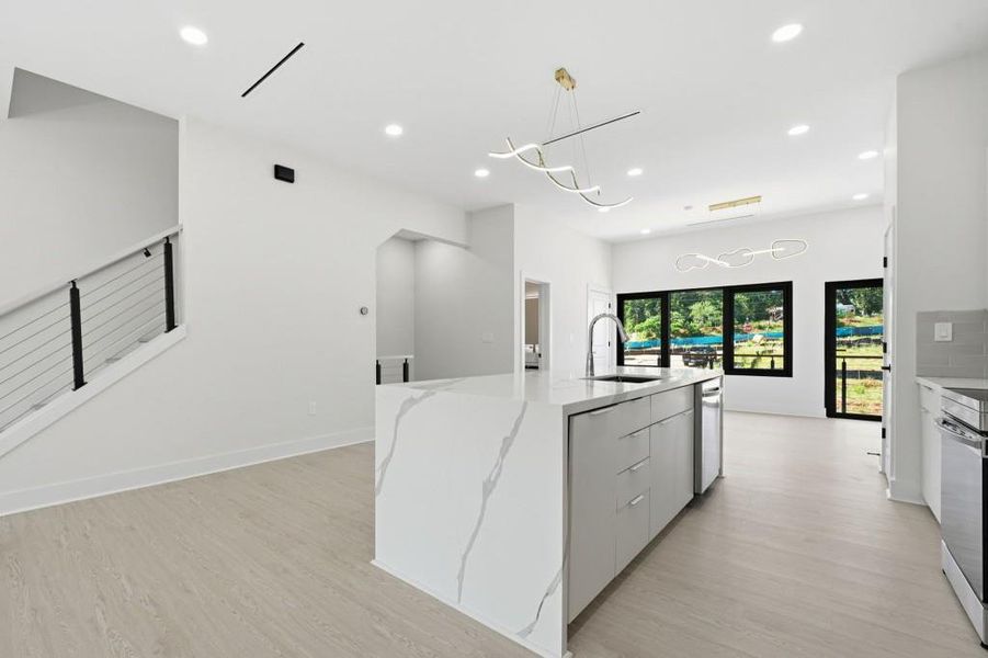 Furnished interior view inside a new home in , Decatur (Image 17).