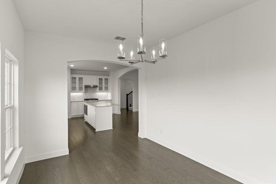 Spacious, unfurnished interior of a new home in Trails at Cottonwood Creek, Rowlett (Image 15). Spacious, unfurnished interior of a new home in Trails at Cottonwood Creek, Rowlett (Image 15).