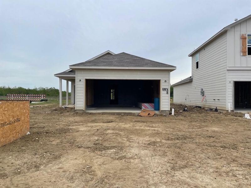In-progress construction of a new home in Barrett Crossing, Crosby, TX (Image 19).