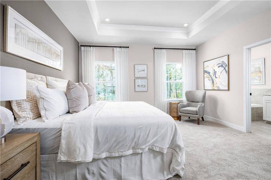 Furnished interior view inside a new home in , Lawrenceville (Image 3).