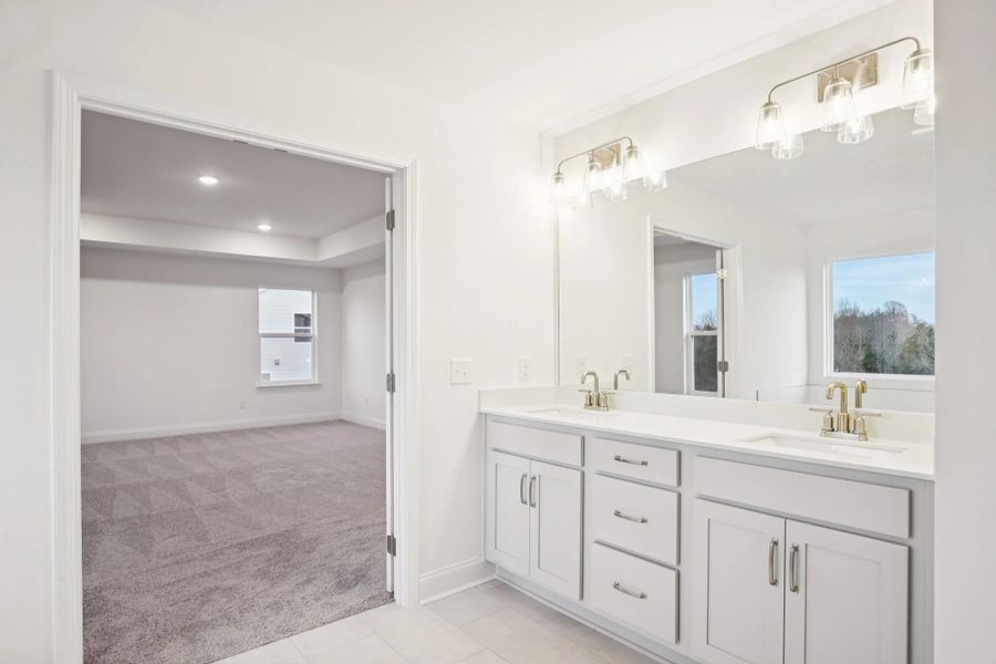 Furnished interior view inside a new home in Willow Landing, Mount Juliet (Image 21). Furnished interior view inside a new home in Willow Landing, Mount Juliet (Image 21).