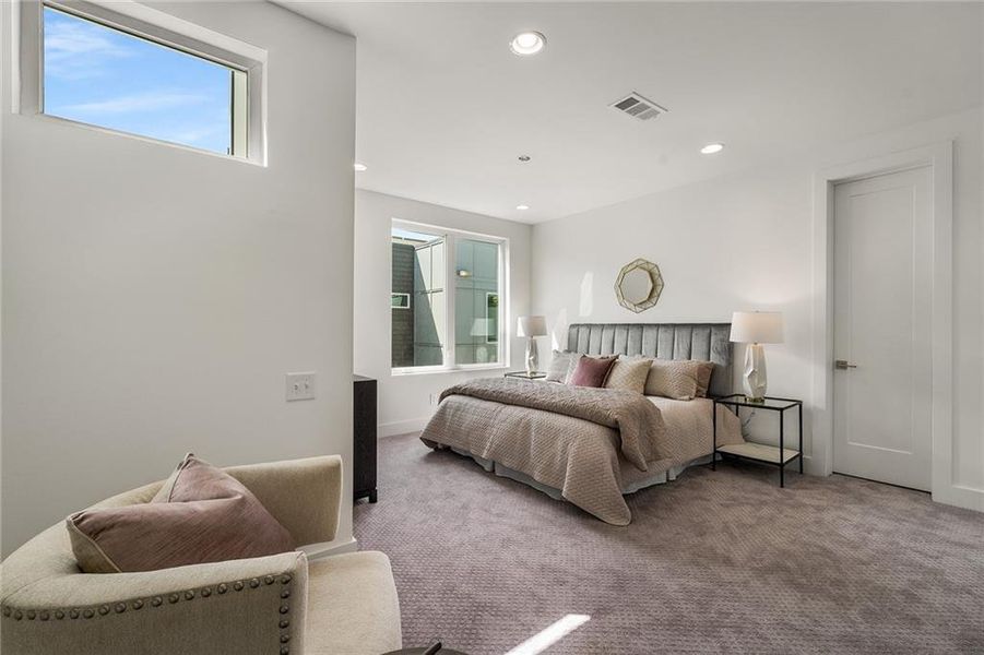 Furnished interior view inside a new home in , Atlanta (Image 4).