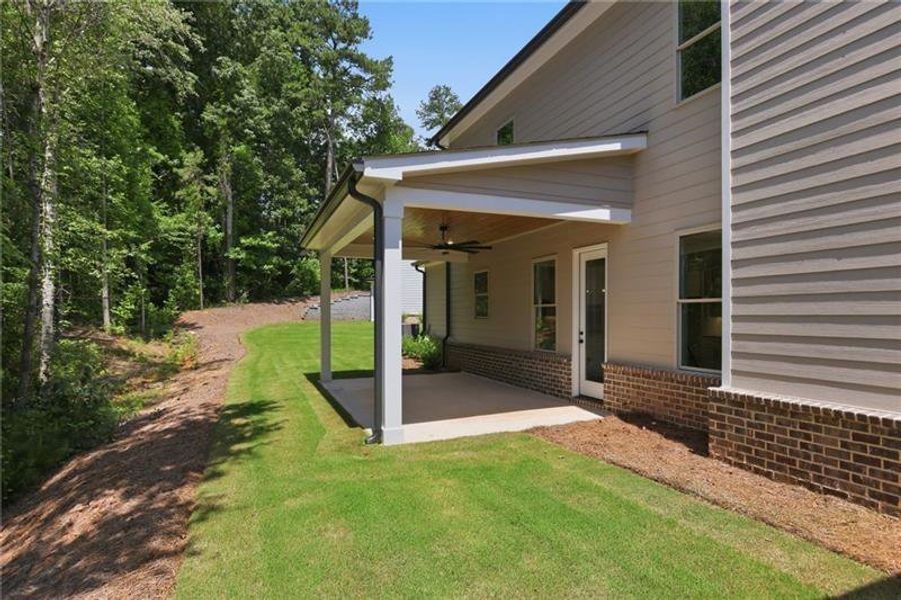 Exterior details and patio area of a home in , Marietta (Image 3).