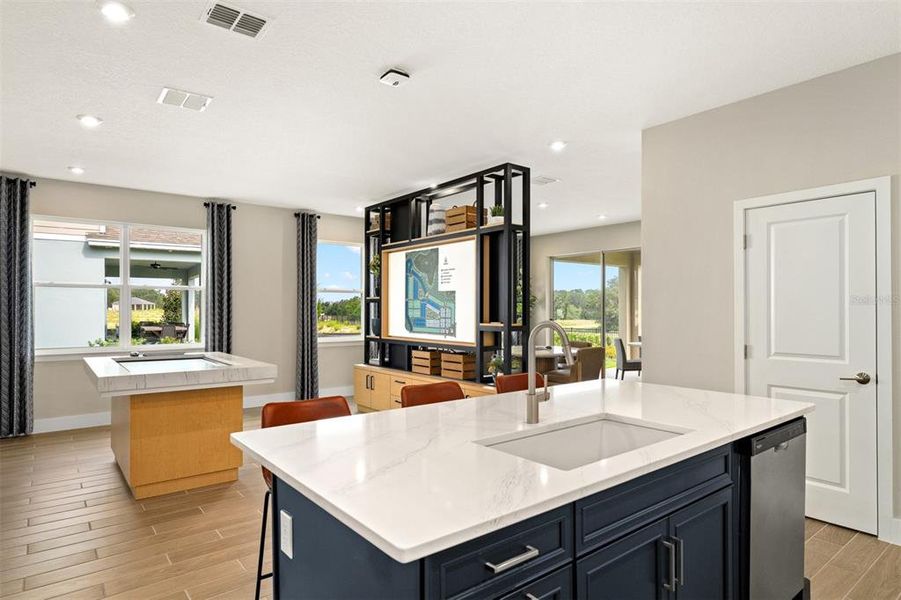 Furnished interior view inside a new home in Rainwood, Groveland (Image 4).