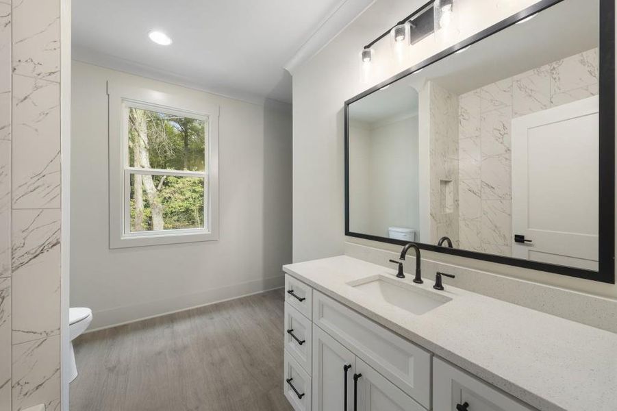 Furnished interior view inside a new home in , Buford (Image 16).