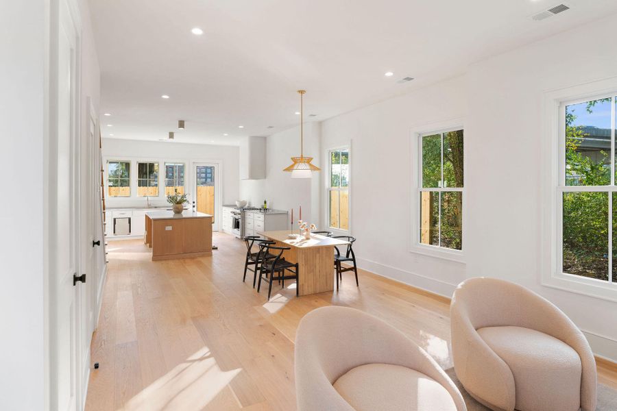 Furnished interior view inside a new home in , Charleston (Image 12). Furnished interior view inside a new home in , Charleston (Image 12).