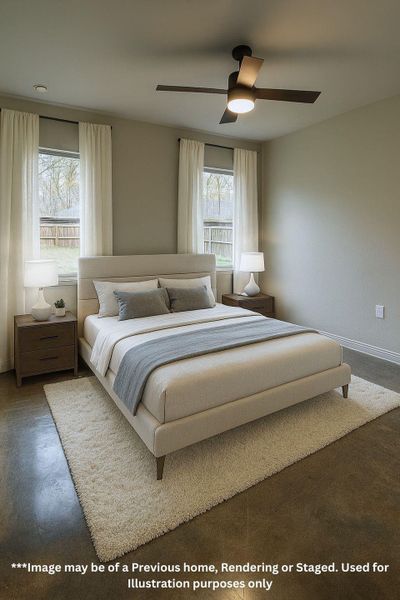 Furnished interior view inside a new home in , Willis (Image 9).