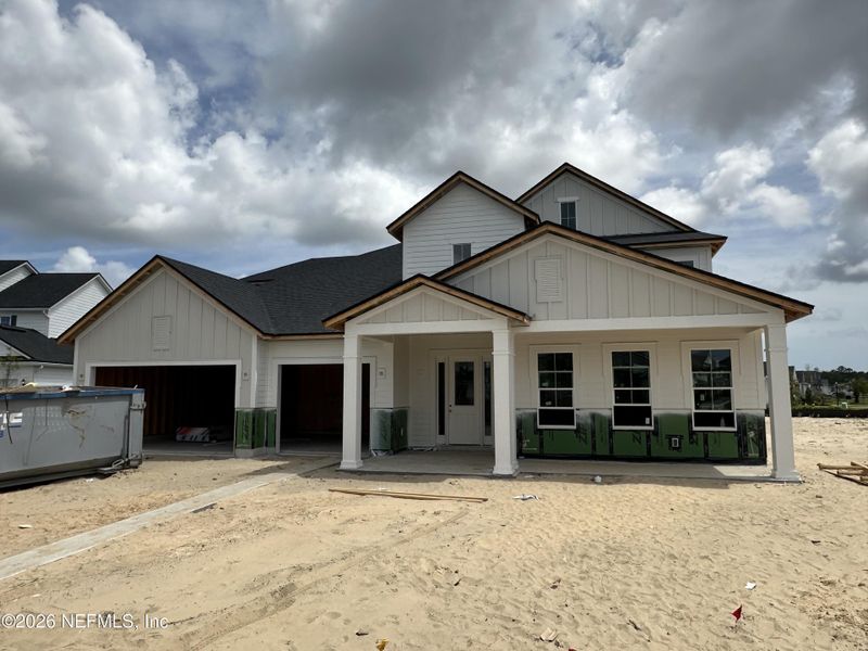 In-progress construction of a new home in SilverLeaf, St. Augustine, FL (Image 13).