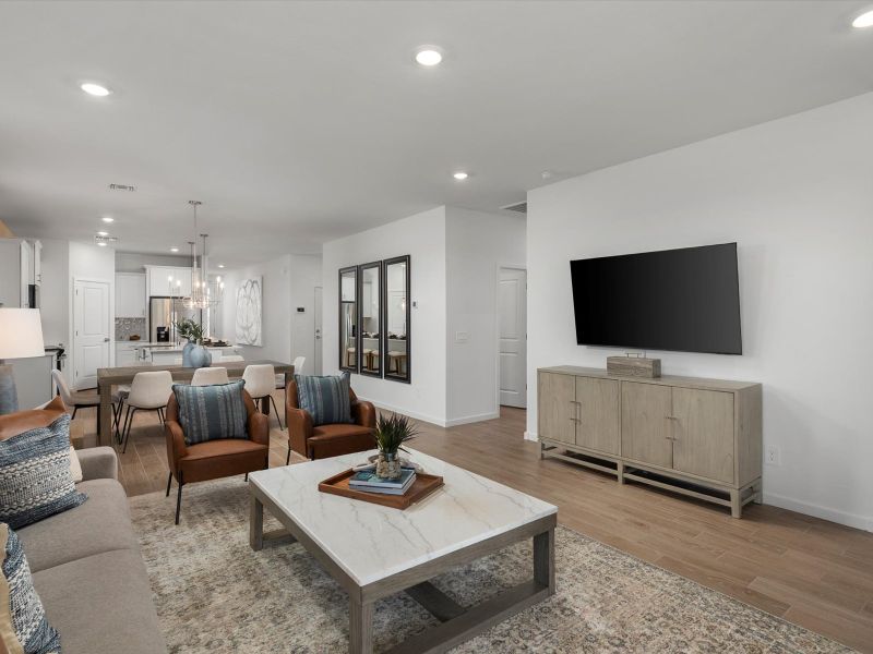 Furnished interior view inside a new home in Allure Vista Estate Series, Buckeye (Image 7).