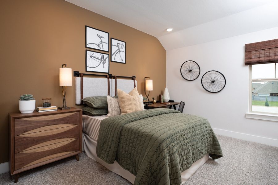 Representative furnished interior of a home built from the Ivy by Tri Pointe Homes in Union Park, Little Elm (Image 3).