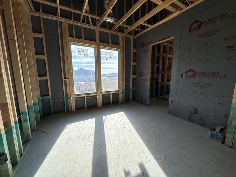 In-progress construction of a new home in Fairview Meadows, New Fairview, TX (Image 6).