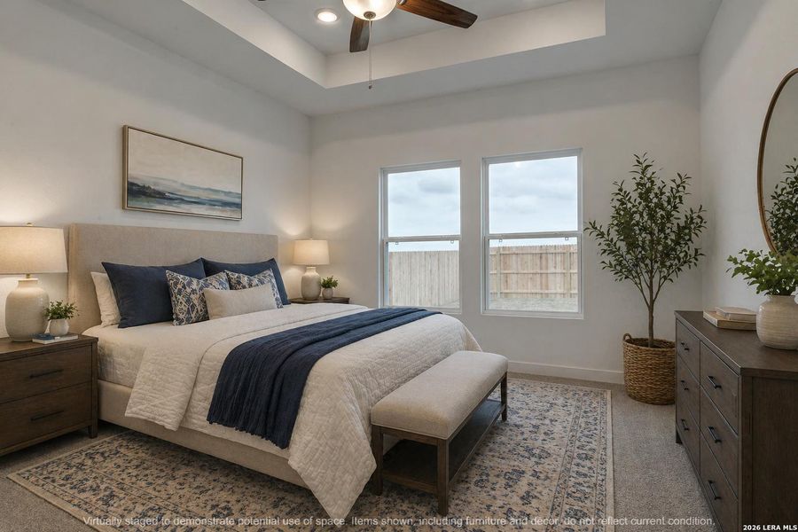 Furnished interior view inside a new home in Cordova Trails, Seguin (Image 7).