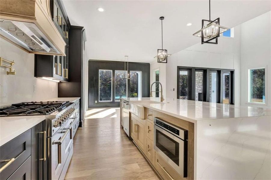 Furnished interior view inside a new home in , Brooks (Image 39).