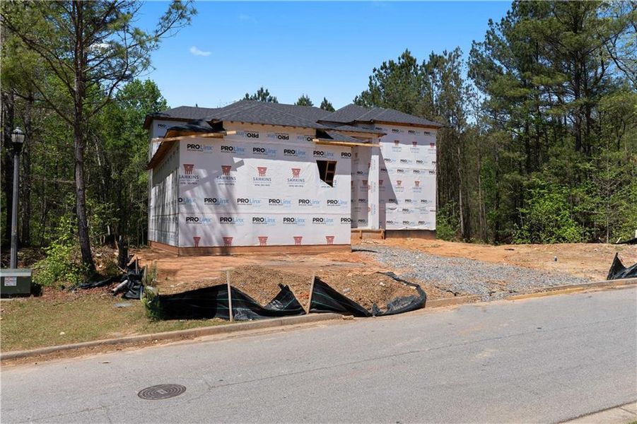 In-progress construction of a new home in , Fairburn, GA (Image 16).