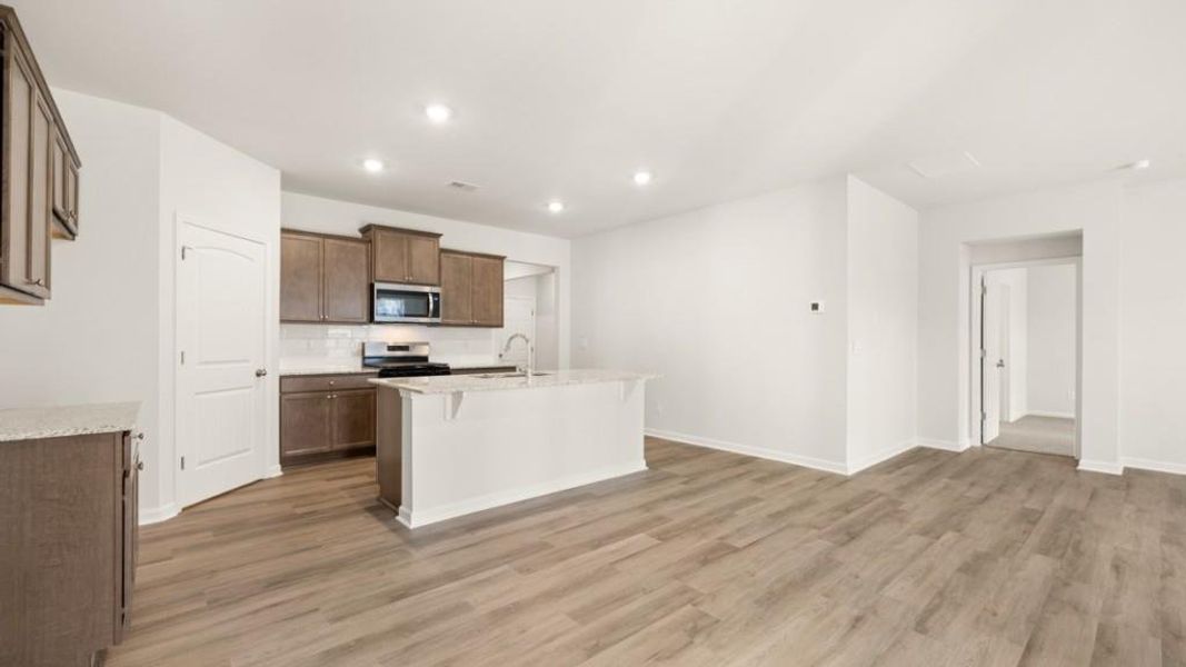 Furnished interior view inside a new home in South Wind, Union City (Image 9).