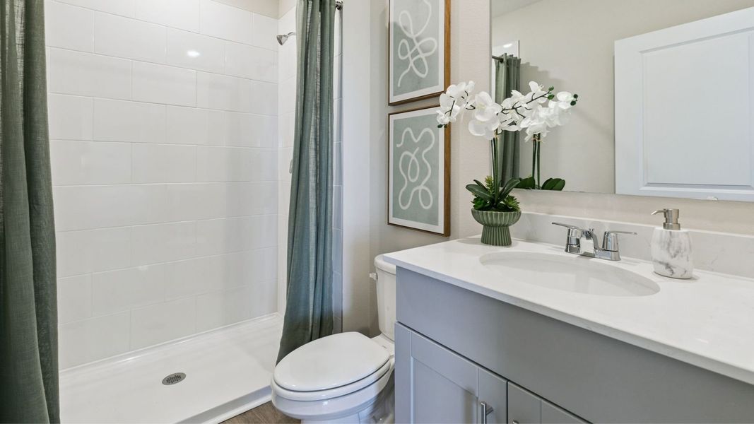Furnished interior view inside a new home in Campbell Crossing, Port Orange (Image 9).