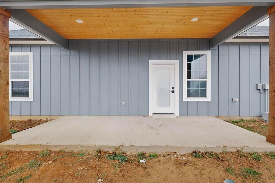 Exterior details and patio area of a home in , Trinidad (Image 25). Exterior details and patio area of a home in , Trinidad (Image 25).