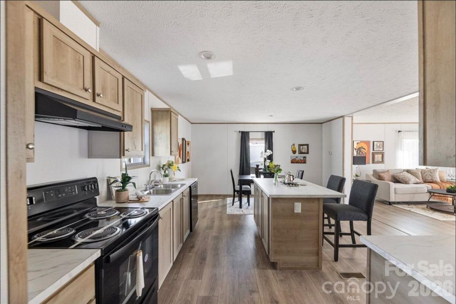 Furnished interior view inside a new home in , Hays (Image 3).