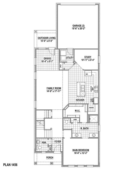 Plan 1456 1st Floor