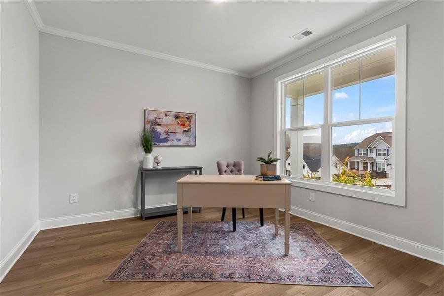Furnished interior view inside a new home in , Dallas (Image 7).
