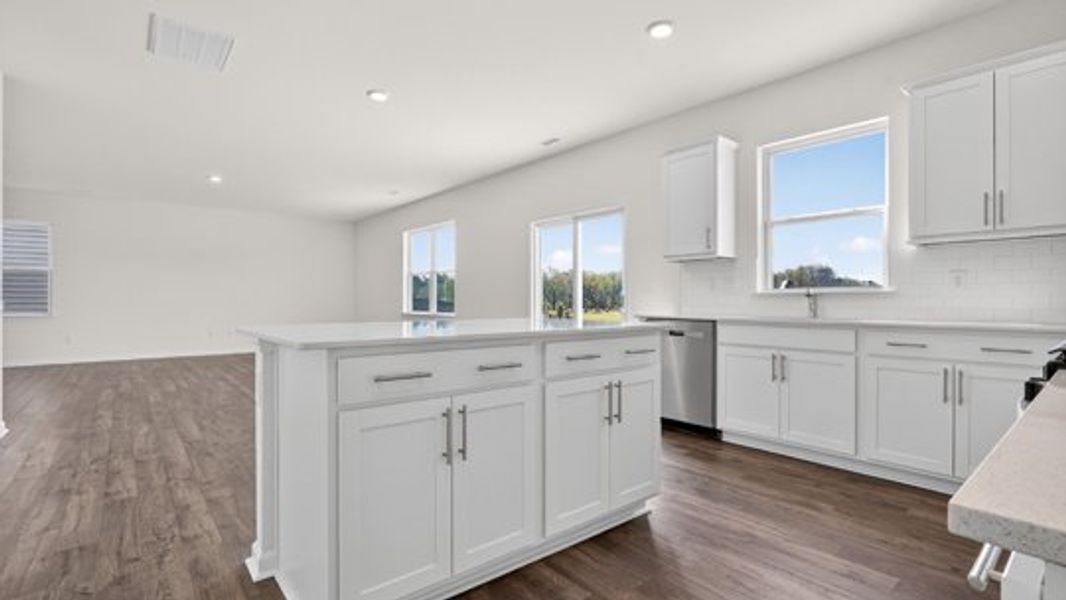 Furnished interior view inside a new home in The Reserve at Prestleigh, Wake Forest (Image 6). Furnished interior view inside a new home in The Reserve at Prestleigh, Wake Forest (Image 6).