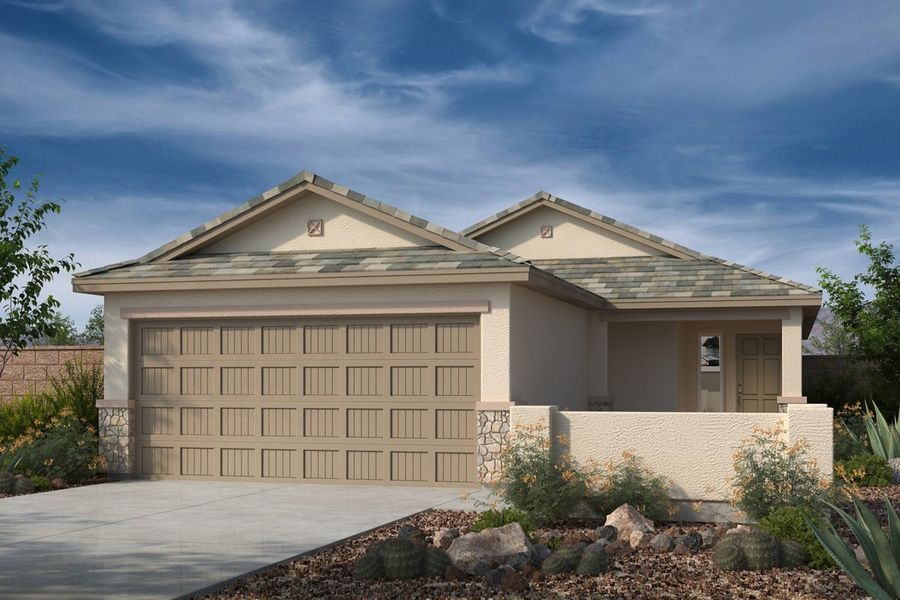 Exterior C with optional stone