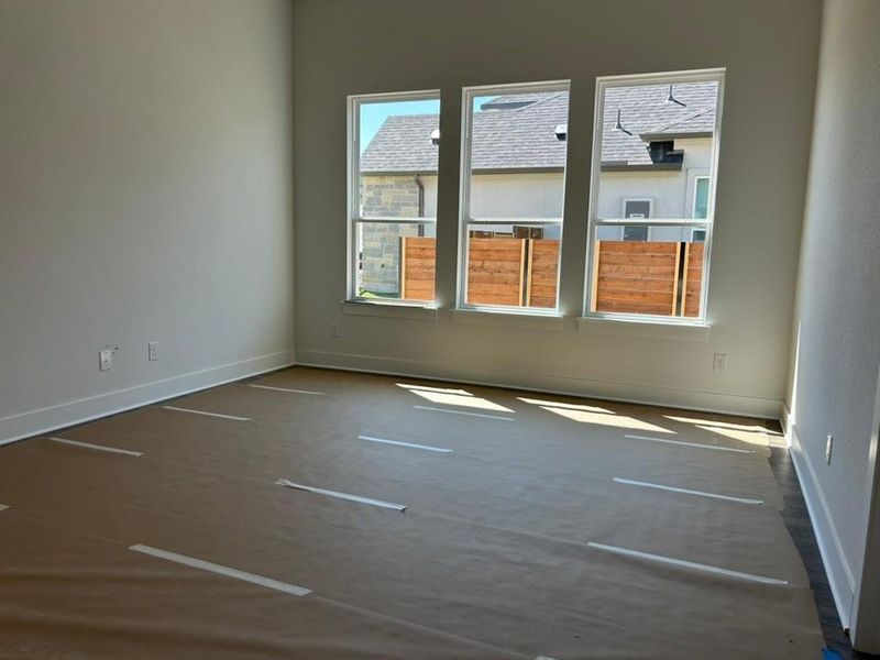 Spare room with baseboards Spare room with baseboards