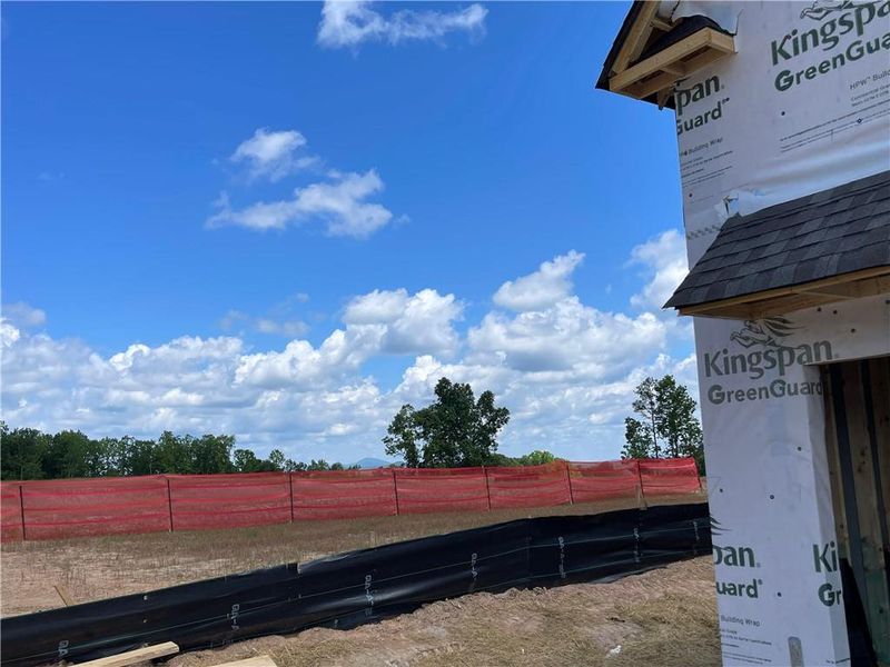 In-progress construction of a new home in , Gainesville, GA (Image 36).
