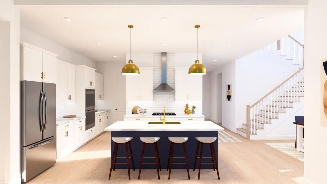 Furnished interior view inside a new home in Grange, Katy (Image 7).