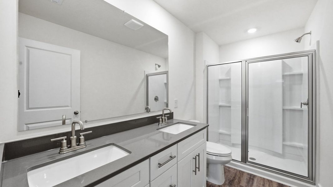 Furnished interior view inside a new home in Fieldcrest Acres Townhomes, Blountville (Image 8).