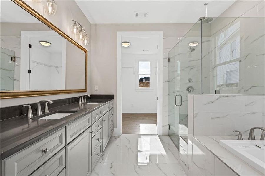 Furnished interior view inside a new home in Eastmore, Conyers (Image 18).