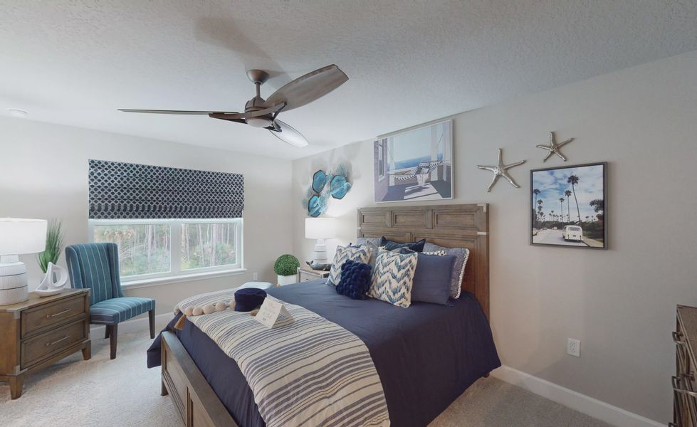 Furnished interior view inside a new home in Plantation Bay, Ormond Beach (Image 30).