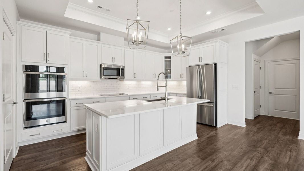Furnished interior view inside a new home in The Courtyards at Stewarts Creek, Smyrna (Image 6).