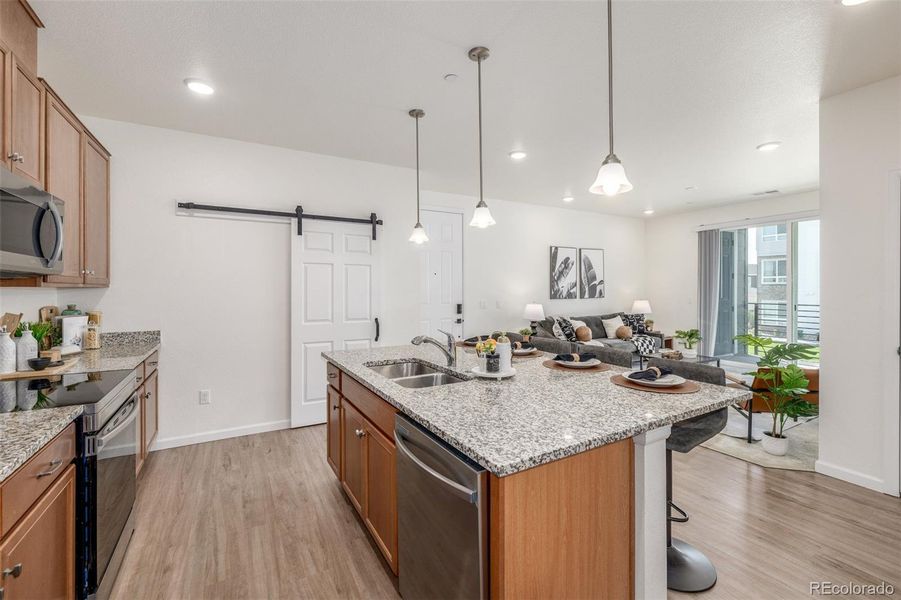 Furnished interior view inside a new home in , Parker (Image 10). Furnished interior view inside a new home in , Parker (Image 10).