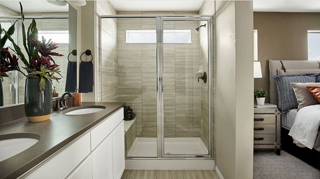 Representative furnished interior of a home built from the Stella by Taylor Morrison in Farmlore, Brighton (Image 49). Representative furnished interior of a home built from the Stella by Taylor Morrison in Farmlore, Brighton (Image 49).