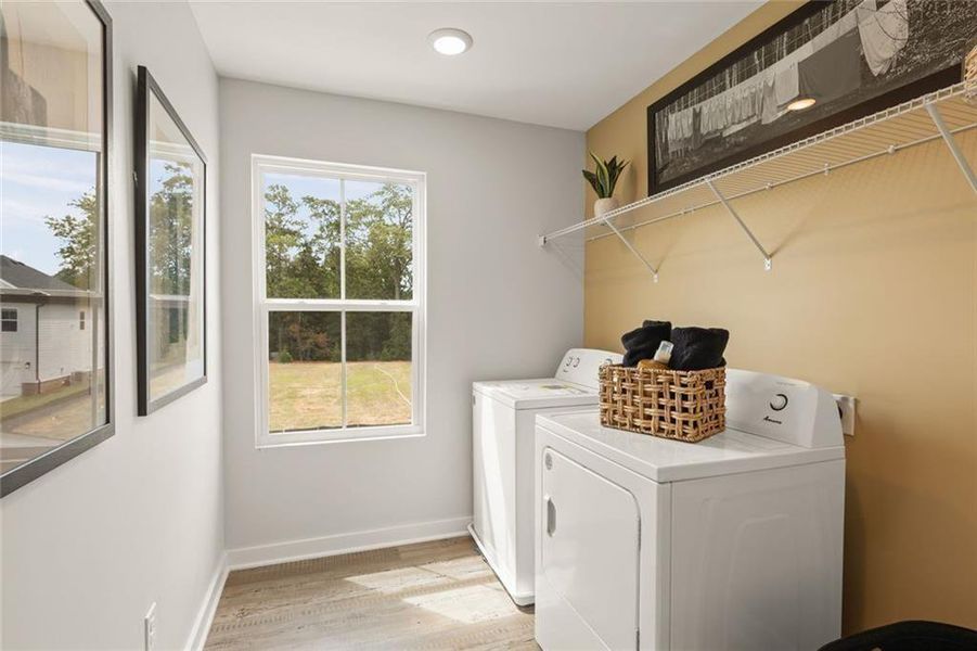Furnished interior view inside a new home in Oak Grove Glen, Snellville (Image 13).