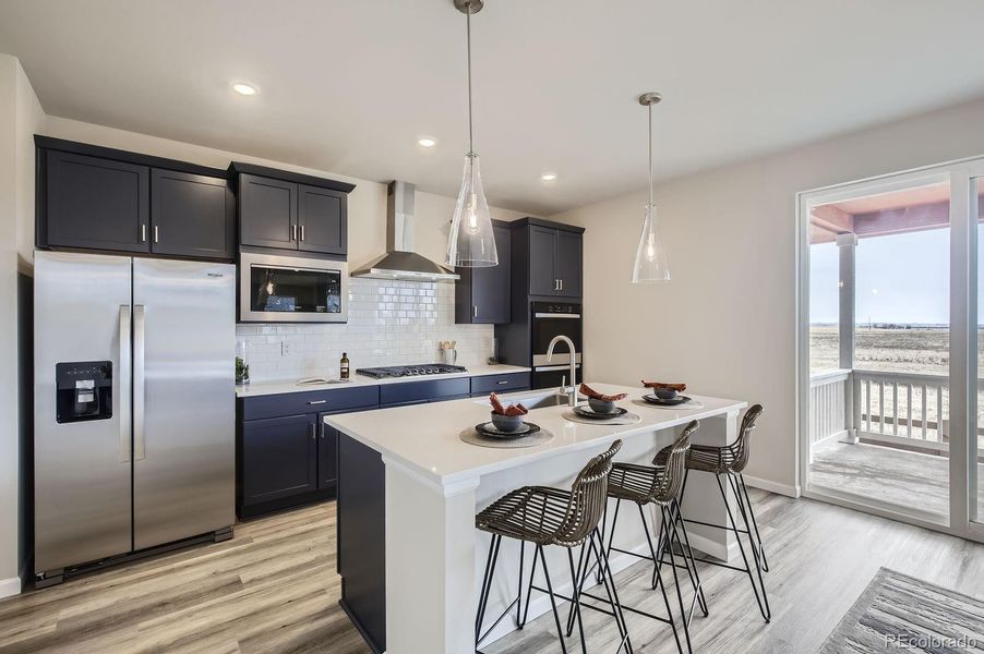 Furnished interior view inside a new home in Wolf Creek Run, Strasburg (Image 5).