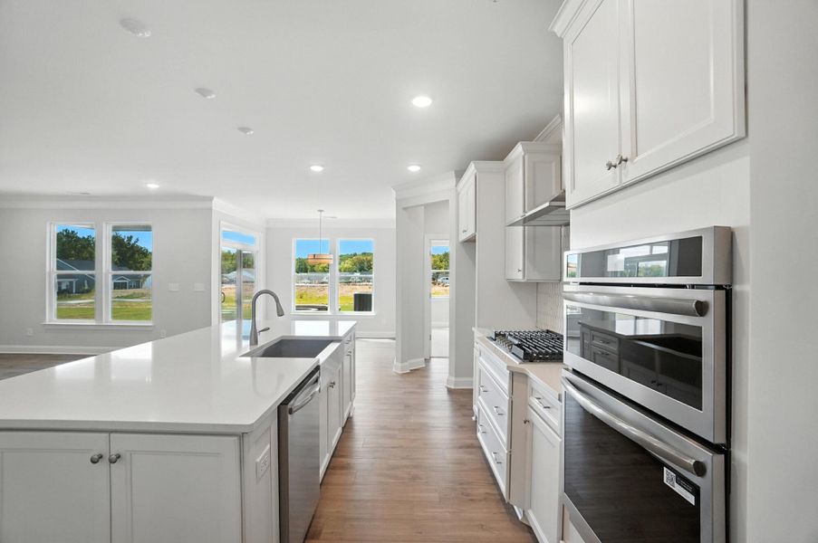 Furnished interior view inside a new home in Heritage - 55+ Community, Indian Trail (Image 8). Furnished interior view inside a new home in Heritage - 55+ Community, Indian Trail (Image 8).