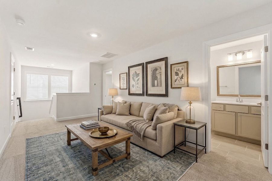 Representative furnished interior of a home built from the Hunter - Vanguard Collection by Mungo Homes in Arcadia, Myrtle Beach (Image 9).