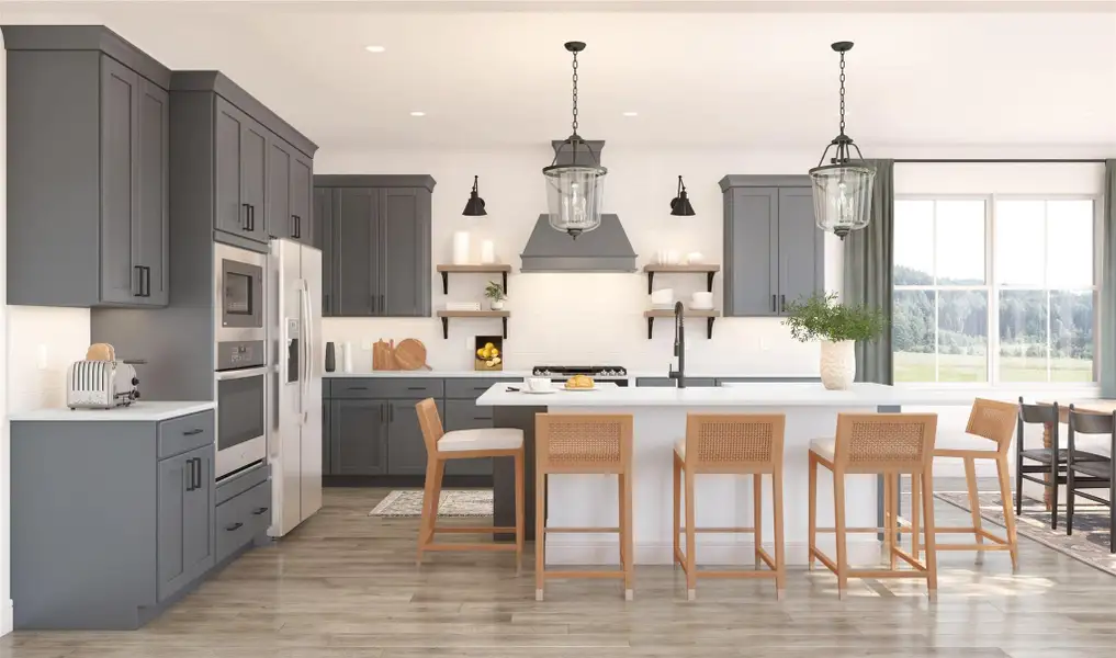 Stunning island kitchen (*Artist rendering used for illustration purposes only.) Stunning island kitchen (*Artist rendering used for illustration purposes only.)