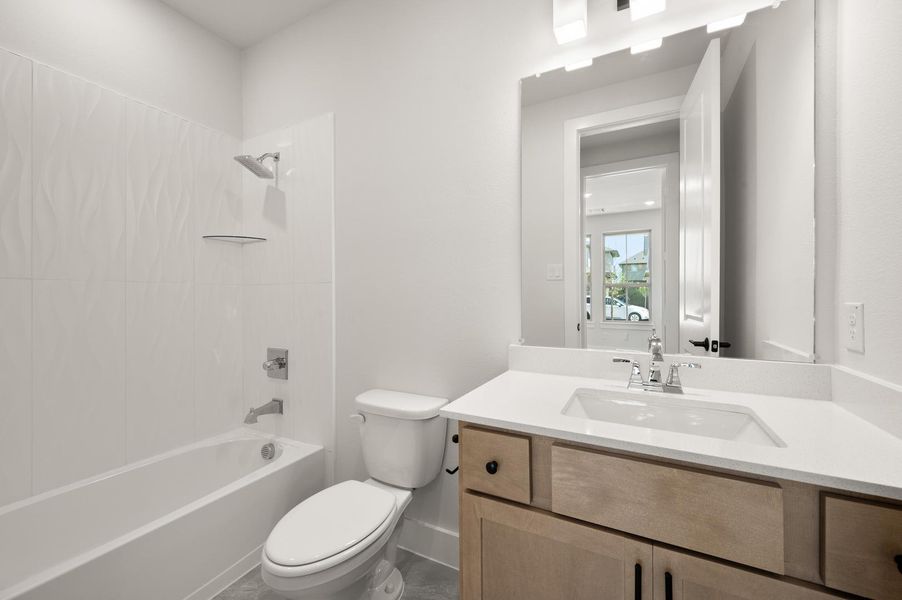 Representative furnished interior of a home built from the Magnolia by Tri Pointe Homes in Treeline, Justin (Image 15). Representative furnished interior of a home built from the Magnolia by Tri Pointe Homes in Treeline, Justin (Image 15).