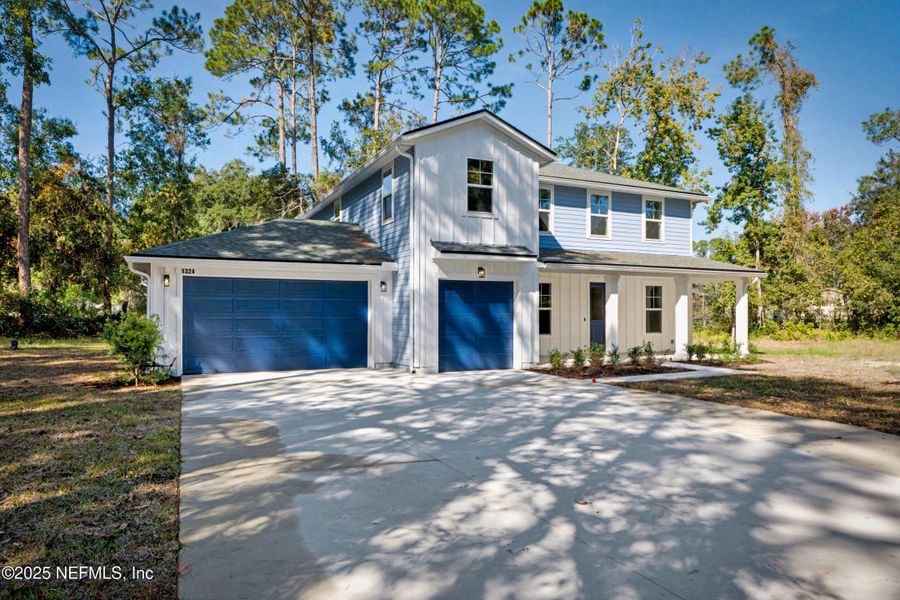 Front exterior of a new home in , Green Cove Springs, FL, highlighting curb appeal (Image 2). Front exterior of a new home in , Green Cove Springs, FL, highlighting curb appeal (Image 2).