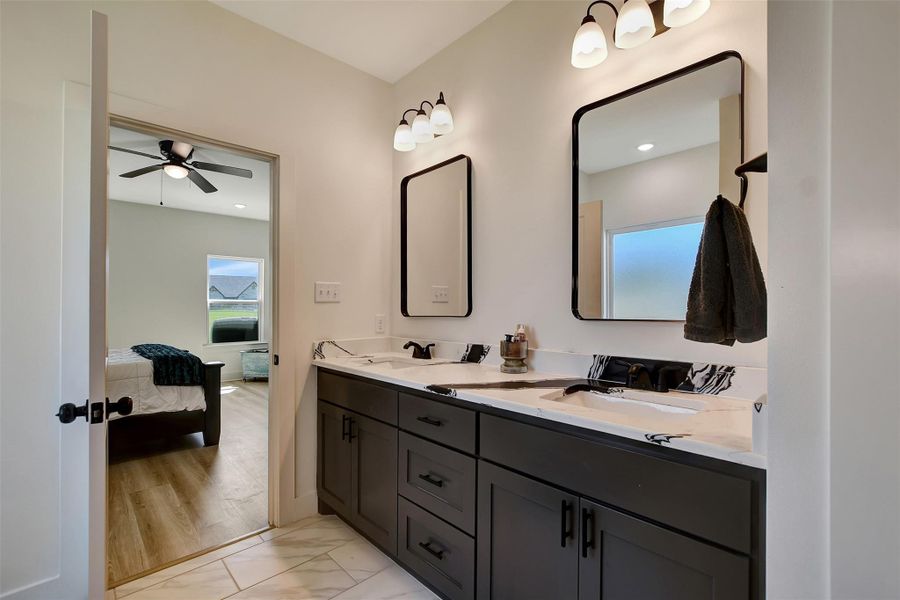 Furnished interior view inside a new home in , Iola (Image 25).