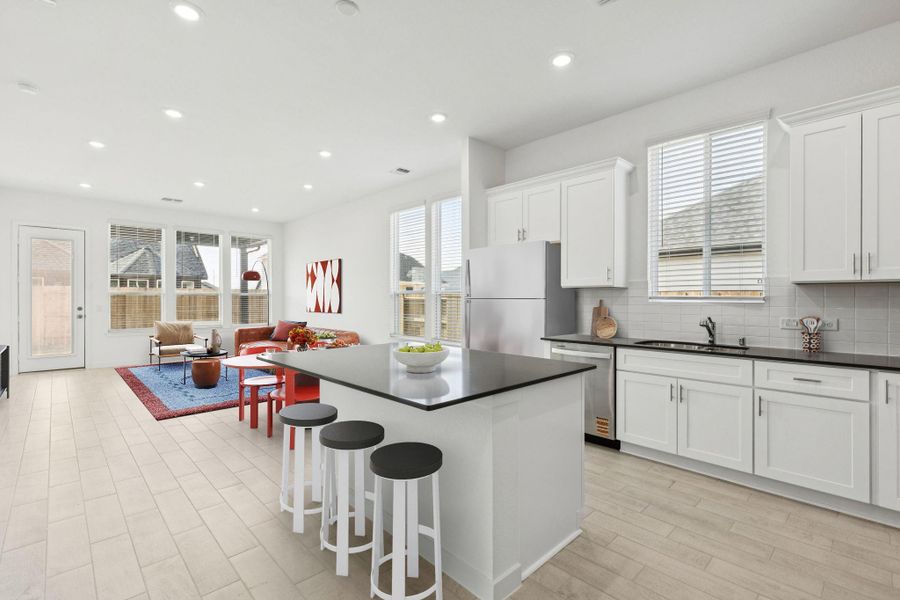 Furnished interior view inside a new home in Windcress, Baytown (Image 3).
