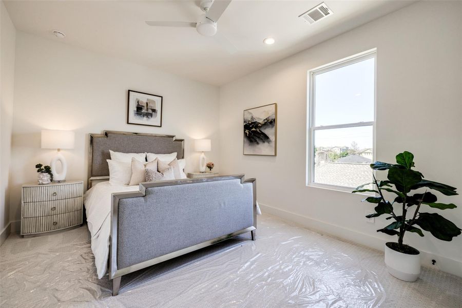 Furnished interior view inside a new home in , Houston (Image 26).