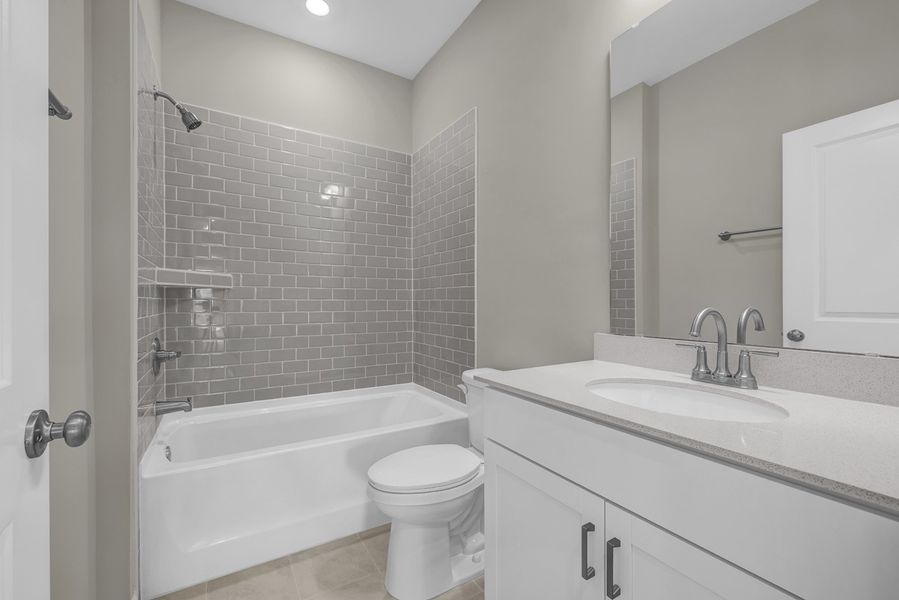 Furnished interior view inside a new home in Grand Park, Leland (Image 11).