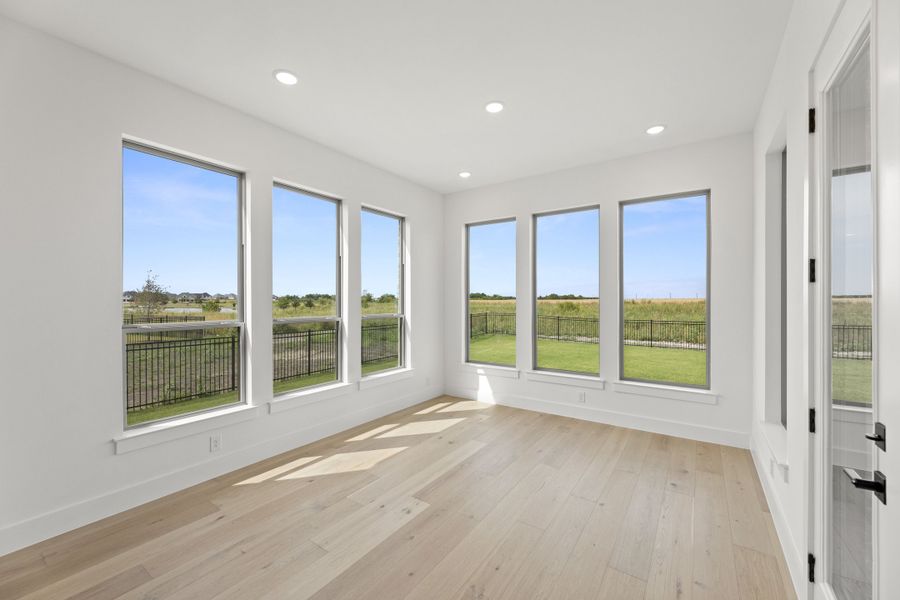 Representative unfurnished interior of a home built from the 5042 by Tradition Homes in Lakewood at Brookhollow – 60′ Lots, Prosper (Image 22).
