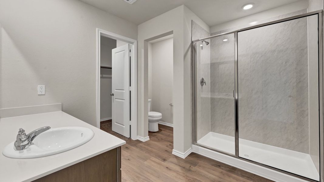 Furnished interior view inside a new home in Creeks at Burnett Trail, Canton (Image 12). Furnished interior view inside a new home in Creeks at Burnett Trail, Canton (Image 12).